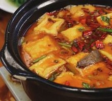 Stone Screen Tofu Stewed with Beef Jerky
