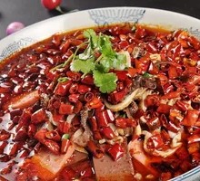 Spicy Dan Dan Noodles with Blood Sausage