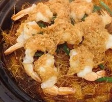 Garlic Shrimp with Rice Noodles