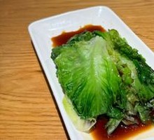 Boiled lettuce
