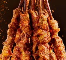 Lamb Skewers on Red Willow Branches