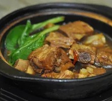 Braised Pork Ribs with Rice