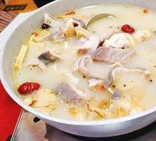 Chicken with Pig's Stomach