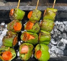 Grilled Pepper Skewers