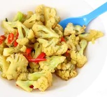 Pork Belly Stir-Fried with Cauliflower