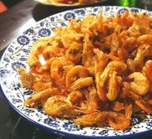 Fried Wild Small River Shrimp