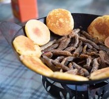 Fried Fish with Corn Cake