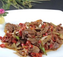 Scallion Stir-Fried Lamb