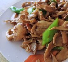 Stir-fried Pork with Chestnut Mushrooms