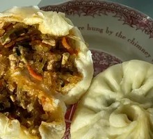 Handmade Large Filled Bean Bun