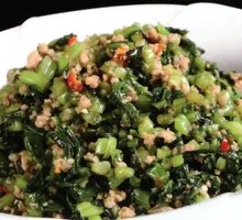 Minced Pork with Pickled Mustard Greens