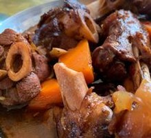 Braised Lamb Shank Bones