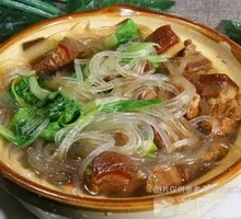 Braised Pork with Glass Noodles