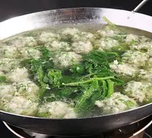 Braised Cilantro Meatballs