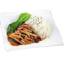 Fish-Flavored Shredded Pork Rice