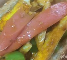 Potato Shreds in Fried Flatbread