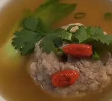 Clear Soup Lion's Head Meatballs