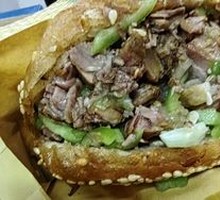 Beef-filled flatbread