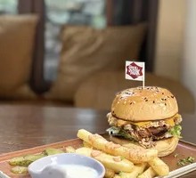 Spicy Chicken Leg Burger