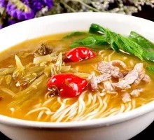 Sour Cabbage and Pork Noodle Soup