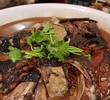 Stewed Large Carp from Reservoir