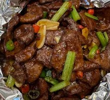 Onion and Pork Liver Stir-fry