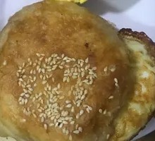 Scallion pancake with egg