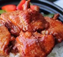 Braised Chicken Wings Rice Bowl