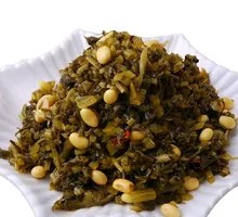 Fermented Yellow Soybeans with Pickled Mustard Greens