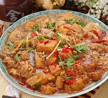 Stewed Fish Offal with Tofu