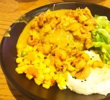 Hong Kong-style Yellow Curry Lobster Rice