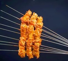 Grilled Pork Belly Rolls with Enoki Mushrooms