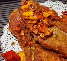 Hand-grabbed扇子骨