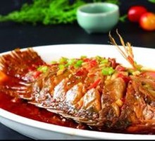 Crab Roe Dry-Braised Smelly Mandarin Fish