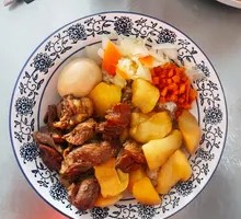 Beef and Potato Rice