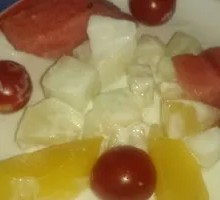 Mango Peach Yogurt Fruit Mix