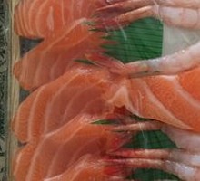 Salmon and Sweet Shrimp Combo