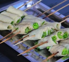Tofu Skin Rolls with Chives