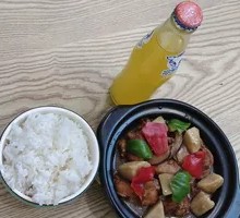 Stewed Chicken with Brown Sauce