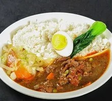 Potato and Beef Rice Bowl