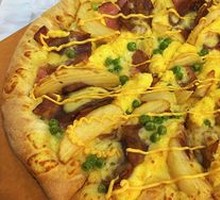 Teriyaki Beef and Potato Pizza