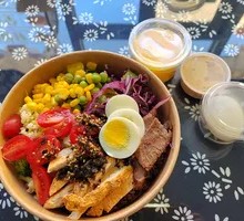 Warm Spiced Chicken Breast Rice Bowl