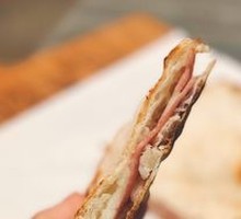 Ham and Cheese Pizza Sandwich