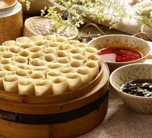 Sorghum Flour Nest with Sauce