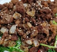 Scallion Stir-Fried Lamb