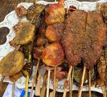 Fried Potato Skewers