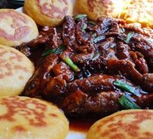 Fried Yellow Croaker with Corn Cake