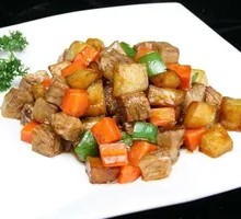 Potato Cubed Chicken