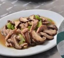 Shiitake Mushroom and Pork Slices