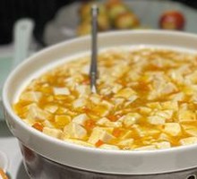 Hand-Deconstructed Crab Filling Tofu